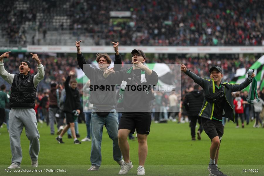 Heinz von Heiden Arena, Hannover, 02.06.2024, sport, action, DFB, Fussball, Regionalliga Nordost, Regionalliga Bayern, Relegation, Relegation zur 3. Liga, FWK, H96, FC Würzburger Kickers, Hannover 96 II - Bild-ID: 2414828 Heinz von Heiden Arena, Hannover, 02.06.2024, sport, action, DFB, Fussball, Regionalliga Nordost, Regionalliga Bayern, Relegation, Relegation zur 3. Liga, FWK, H96, FC Würzburger Kickers, Hannover 96 II - Bild-ID: 2414828