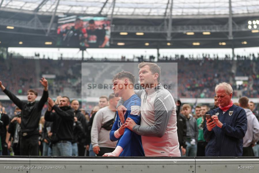 Heinz von Heiden Arena, Hannover, 02.06.2024, sport, action, DFB, Fussball, Regionalliga Nordost, Regionalliga Bayern, Relegation, Relegation zur 3. Liga, FWK, H96, FC Würzburger Kickers, Hannover 96 II - Bild-ID: 2414857 Heinz von Heiden Arena, Hannover, 02.06.2024, sport, action, DFB, Fussball, Regionalliga Nordost, Regionalliga Bayern, Relegation, Relegation zur 3. Liga, FWK, H96, FC Würzburger Kickers, Hannover 96 II - Bild-ID: 2414857