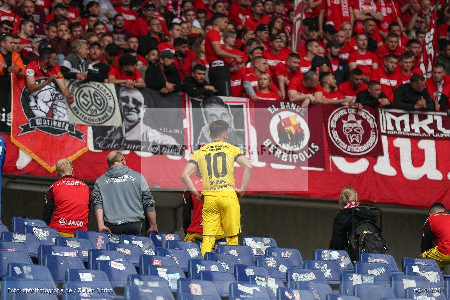 Heinz von Heiden Arena, Hannover, 02.06.2024, sport, action, DFB, Fussball, Regionalliga Nordost, Regionalliga Bayern, Relegation, Relegation zur 3. Liga, FWK, H96, FC Würzburger Kickers, Hannover 96 II - Bild-ID: 2414874 Heinz von Heiden Arena, Hannover, 02.06.2024, sport, action, DFB, Fussball, Regionalliga Nordost, Regionalliga Bayern, Relegation, Relegation zur 3. Liga, FWK, H96, FC Würzburger Kickers, Hannover 96 II - Bild-ID: 2414874