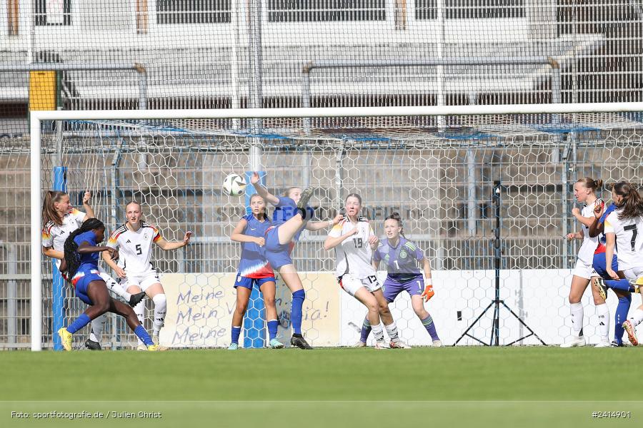 Stadion am Schönbusch, Aschaffenburg, 08.06.2024, sport, action, DFB, Fussball, Juniorinnen, Womens U16, Länderspiel, GER, USA, Deutschland - Bild-ID: 2414901