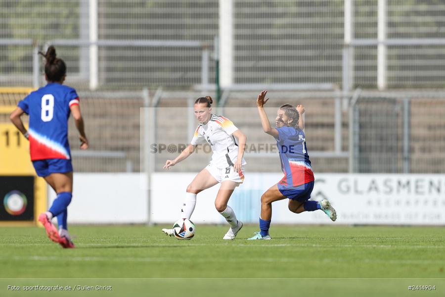 Stadion am Schönbusch, Aschaffenburg, 08.06.2024, sport, action, DFB, Fussball, Juniorinnen, Womens U16, Länderspiel, GER, USA, Deutschland - Bild-ID: 2414904