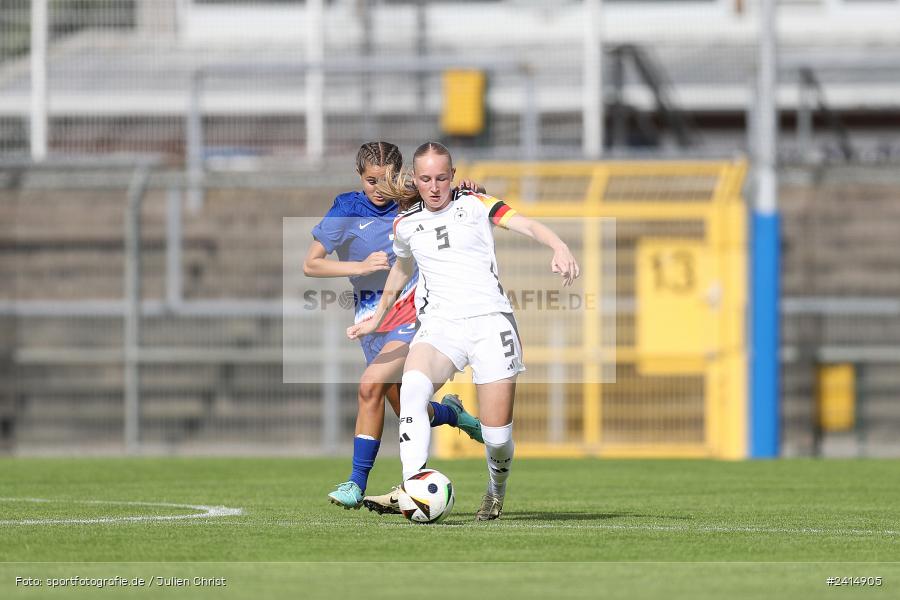 Stadion am Schönbusch, Aschaffenburg, 08.06.2024, sport, action, DFB, Fussball, Juniorinnen, Womens U16, Länderspiel, GER, USA, Deutschland - Bild-ID: 2414905
