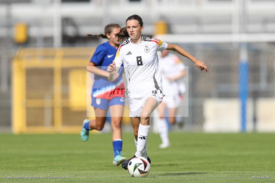 Stadion am Schönbusch, Aschaffenburg, 08.06.2024, sport, action, DFB, Fussball, Juniorinnen, Womens U16, Länderspiel, GER, USA, Deutschland - Bild-ID: 2414908