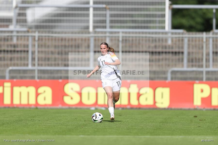 Stadion am Schönbusch, Aschaffenburg, 08.06.2024, sport, action, DFB, Fussball, Juniorinnen, Womens U16, Länderspiel, GER, USA, Deutschland - Bild-ID: 2414911