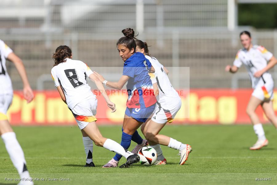 Stadion am Schönbusch, Aschaffenburg, 08.06.2024, sport, action, DFB, Fussball, Juniorinnen, Womens U16, Länderspiel, GER, USA, Deutschland - Bild-ID: 2414917