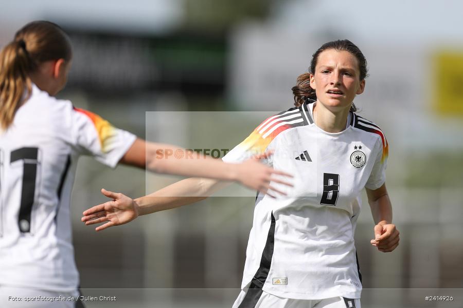 Stadion am Schönbusch, Aschaffenburg, 08.06.2024, sport, action, DFB, Fussball, Juniorinnen, Womens U16, Länderspiel, GER, USA, Deutschland - Bild-ID: 2414926