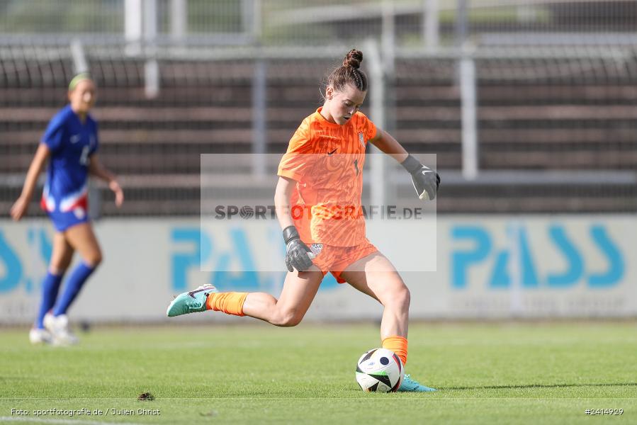 Stadion am Schönbusch, Aschaffenburg, 08.06.2024, sport, action, DFB, Fussball, Juniorinnen, Womens U16, Länderspiel, GER, USA, Deutschland - Bild-ID: 2414929