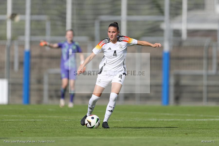 Stadion am Schönbusch, Aschaffenburg, 08.06.2024, sport, action, DFB, Fussball, Juniorinnen, Womens U16, Länderspiel, GER, USA, Deutschland - Bild-ID: 2414972 Stadion am Schönbusch, Aschaffenburg, 08.06.2024, sport, action, DFB, Fussball, Juniorinnen, Womens U16, Länderspiel, GER, USA, Deutschland - Bild-ID: 2414972