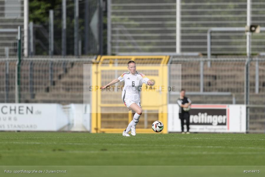 Stadion am Schönbusch, Aschaffenburg, 08.06.2024, sport, action, DFB, Fussball, Juniorinnen, Womens U16, Länderspiel, GER, USA, Deutschland - Bild-ID: 2414975 Stadion am Schönbusch, Aschaffenburg, 08.06.2024, sport, action, DFB, Fussball, Juniorinnen, Womens U16, Länderspiel, GER, USA, Deutschland - Bild-ID: 2414975