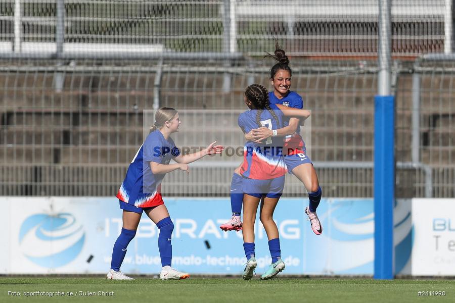 Stadion am Schönbusch, Aschaffenburg, 08.06.2024, sport, action, DFB, Fussball, Juniorinnen, Womens U16, Länderspiel, GER, USA, Deutschland - Bild-ID: 2414990