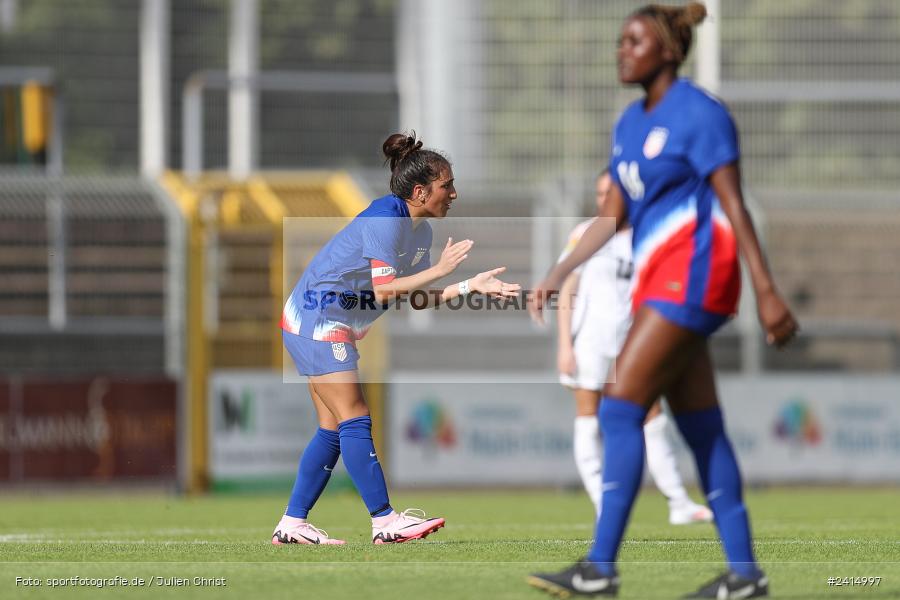 Stadion am Schönbusch, Aschaffenburg, 08.06.2024, sport, action, DFB, Fussball, Juniorinnen, Womens U16, Länderspiel, GER, USA, Deutschland - Bild-ID: 2414997