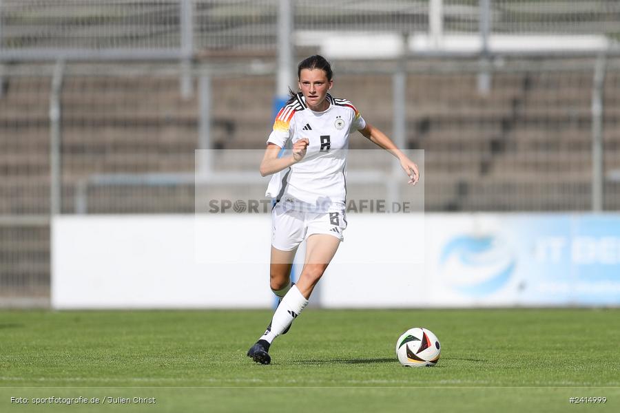 Stadion am Schönbusch, Aschaffenburg, 08.06.2024, sport, action, DFB, Fussball, Juniorinnen, Womens U16, Länderspiel, GER, USA, Deutschland - Bild-ID: 2414999