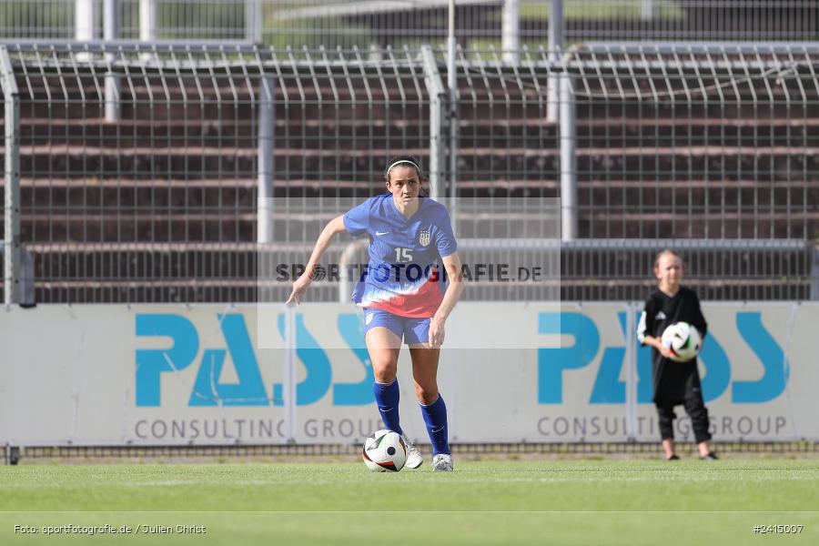 Stadion am Schönbusch, Aschaffenburg, 08.06.2024, sport, action, DFB, Fussball, Juniorinnen, Womens U16, Länderspiel, GER, USA, Deutschland - Bild-ID: 2415007