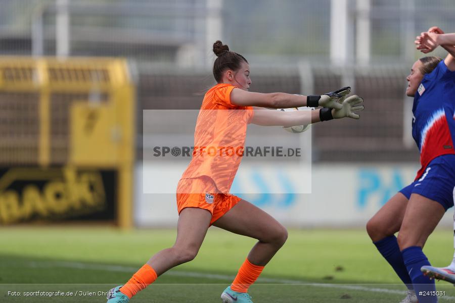 Stadion am Schönbusch, Aschaffenburg, 08.06.2024, sport, action, DFB, Fussball, Juniorinnen, Womens U16, Länderspiel, GER, USA, Deutschland - Bild-ID: 2415031