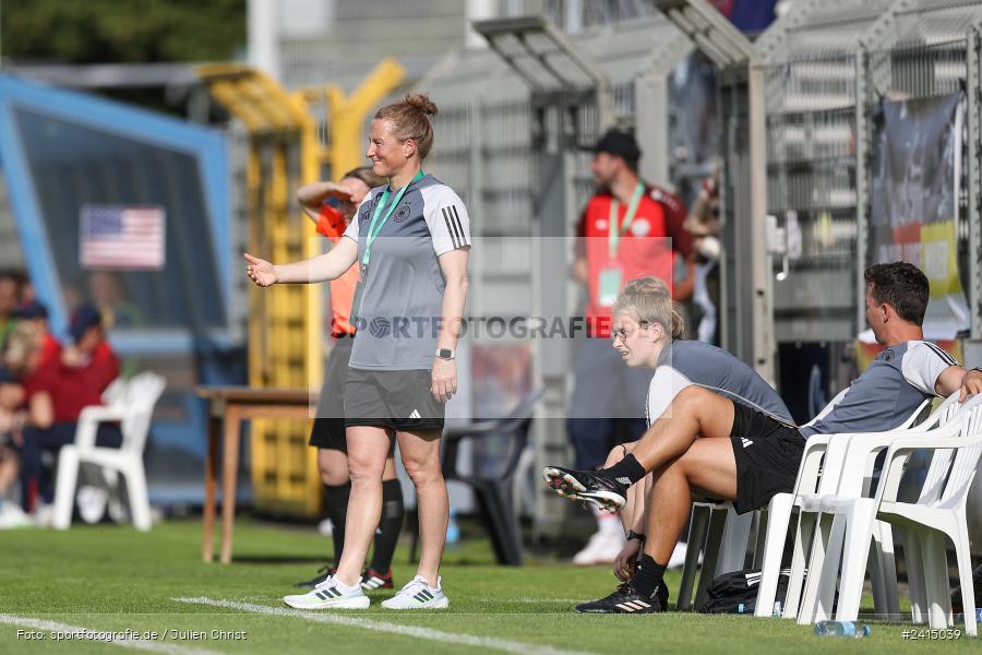 Stadion am Schönbusch, Aschaffenburg, 08.06.2024, sport, action, DFB, Fussball, Juniorinnen, Womens U16, Länderspiel, GER, USA, Deutschland - Bild-ID: 2415039