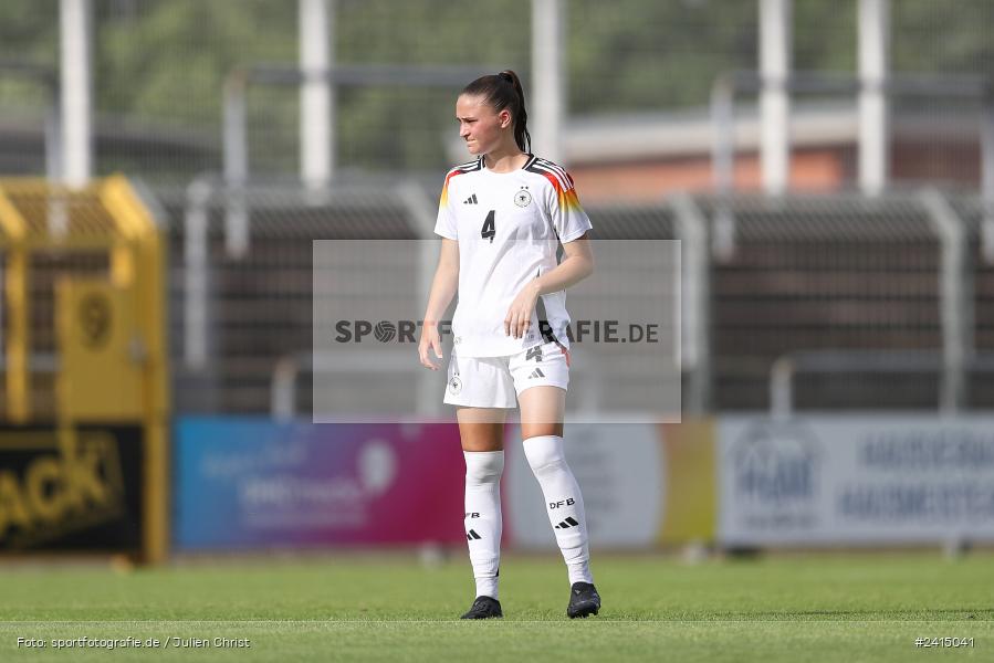 Stadion am Schönbusch, Aschaffenburg, 08.06.2024, sport, action, DFB, Fussball, Juniorinnen, Womens U16, Länderspiel, GER, USA, Deutschland - Bild-ID: 2415041