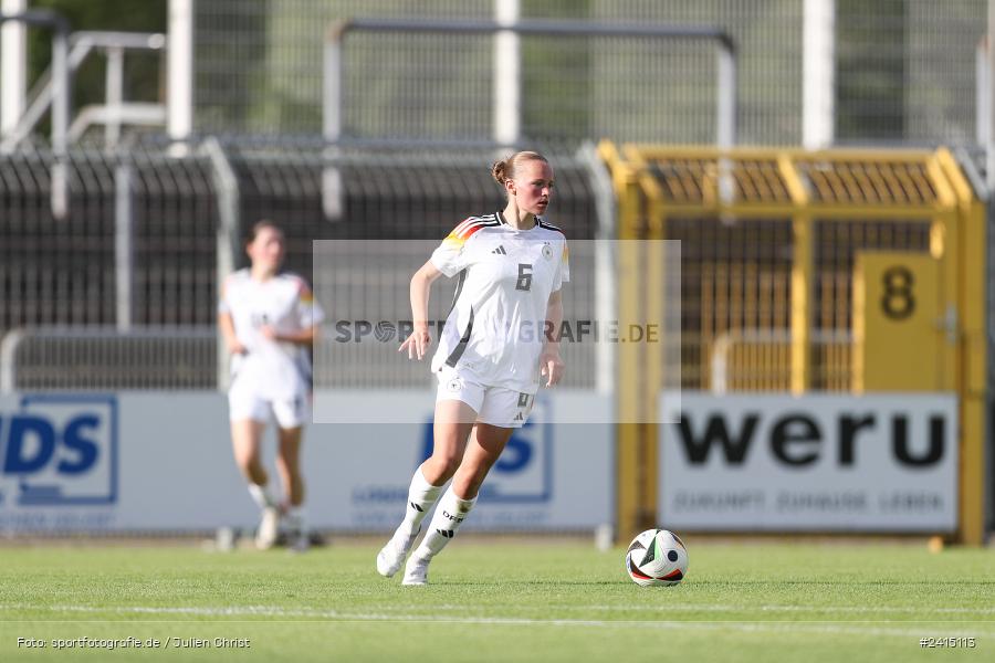 Stadion am Schönbusch, Aschaffenburg, 08.06.2024, sport, action, DFB, Fussball, Juniorinnen, Womens U16, Länderspiel, GER, USA, Deutschland - Bild-ID: 2415113