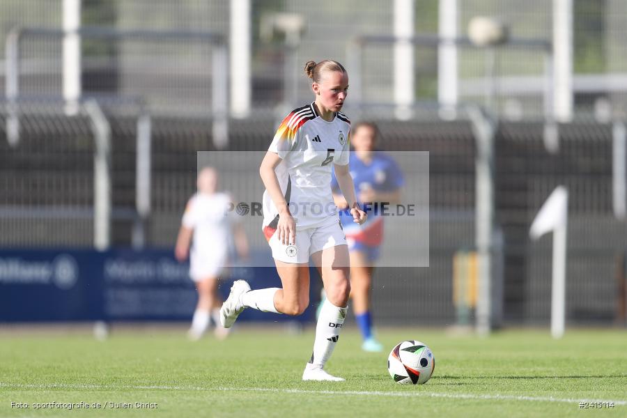 Stadion am Schönbusch, Aschaffenburg, 08.06.2024, sport, action, DFB, Fussball, Juniorinnen, Womens U16, Länderspiel, GER, USA, Deutschland - Bild-ID: 2415114 Stadion am Schönbusch, Aschaffenburg, 08.06.2024, sport, action, DFB, Fussball, Juniorinnen, Womens U16, Länderspiel, GER, USA, Deutschland - Bild-ID: 2415114