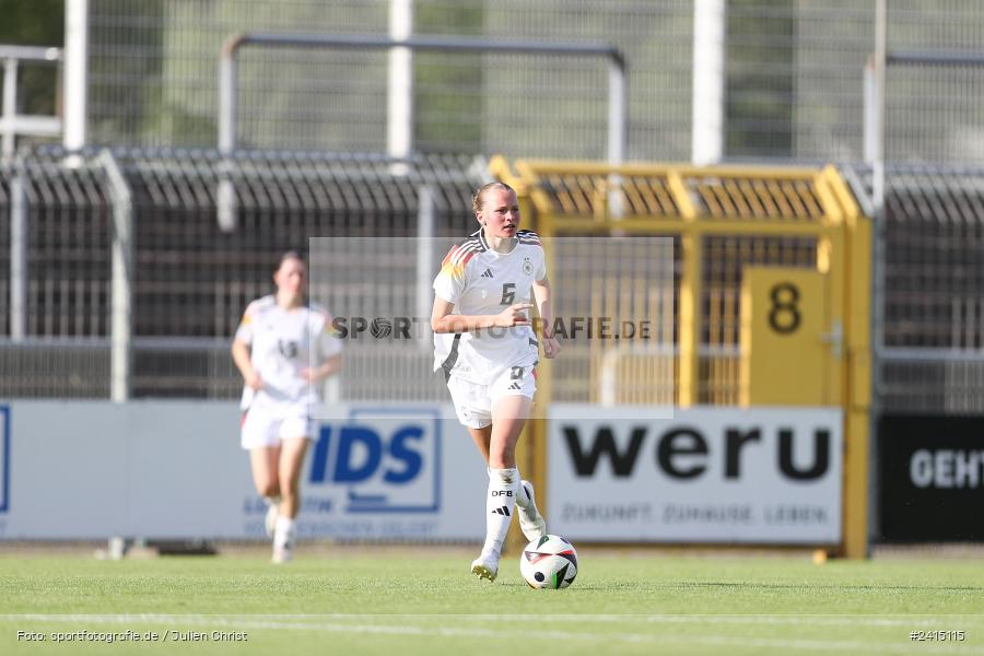 Stadion am Schönbusch, Aschaffenburg, 08.06.2024, sport, action, DFB, Fussball, Juniorinnen, Womens U16, Länderspiel, GER, USA, Deutschland - Bild-ID: 2415115