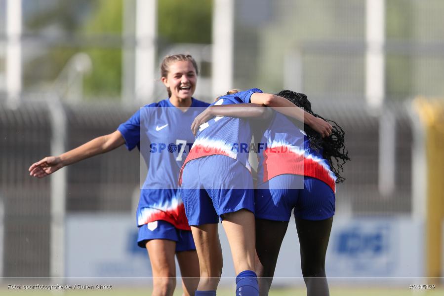 Stadion am Schönbusch, Aschaffenburg, 08.06.2024, sport, action, DFB, Fussball, Juniorinnen, Womens U16, Länderspiel, GER, USA, Deutschland - Bild-ID: 2415129