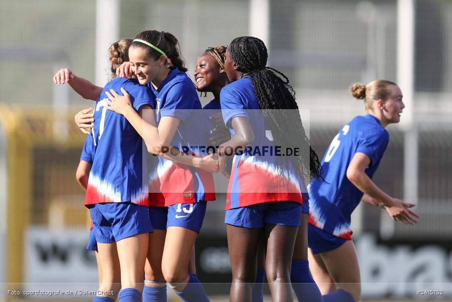Stadion am Schönbusch, Aschaffenburg, 08.06.2024, sport, action, DFB, Fussball, Juniorinnen, Womens U16, Länderspiel, GER, USA, Deutschland - Bild-ID: 2415132