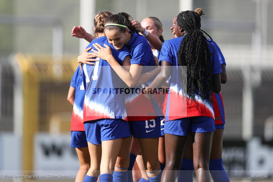 Stadion am Schönbusch, Aschaffenburg, 08.06.2024, sport, action, DFB, Fussball, Juniorinnen, Womens U16, Länderspiel, GER, USA, Deutschland - Bild-ID: 2415133