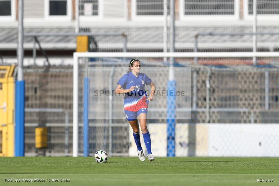 Stadion am Schönbusch, Aschaffenburg, 08.06.2024, sport, action, DFB, Fussball, Juniorinnen, Womens U16, Länderspiel, GER, USA, Deutschland - Bild-ID: 2415136