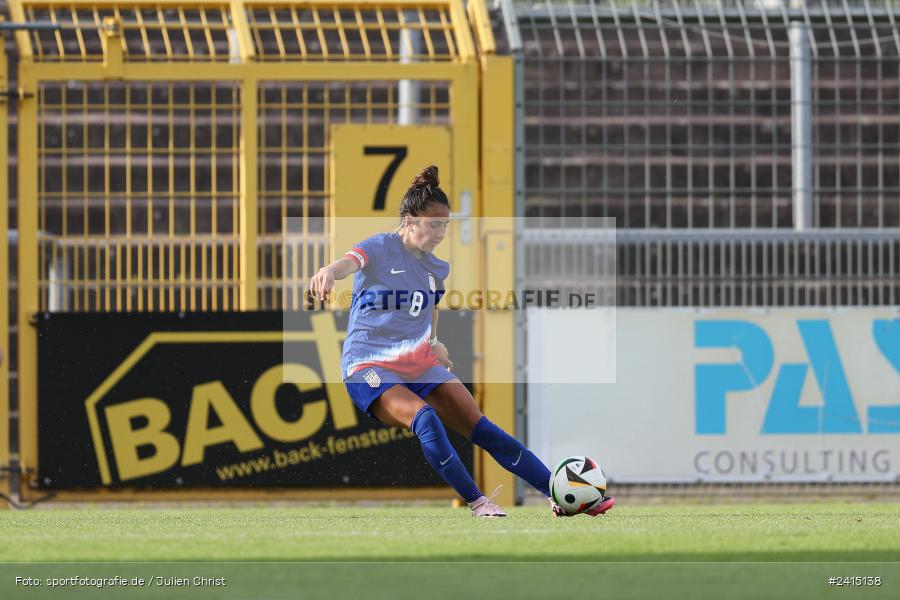 Stadion am Schönbusch, Aschaffenburg, 08.06.2024, sport, action, DFB, Fussball, Juniorinnen, Womens U16, Länderspiel, GER, USA, Deutschland - Bild-ID: 2415138