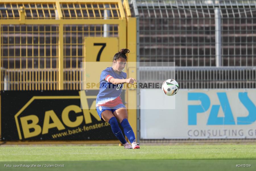 Stadion am Schönbusch, Aschaffenburg, 08.06.2024, sport, action, DFB, Fussball, Juniorinnen, Womens U16, Länderspiel, GER, USA, Deutschland - Bild-ID: 2415139