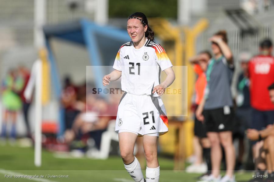 Stadion am Schönbusch, Aschaffenburg, 08.06.2024, sport, action, DFB, Fussball, Juniorinnen, Womens U16, Länderspiel, GER, USA, Deutschland - Bild-ID: 2415145