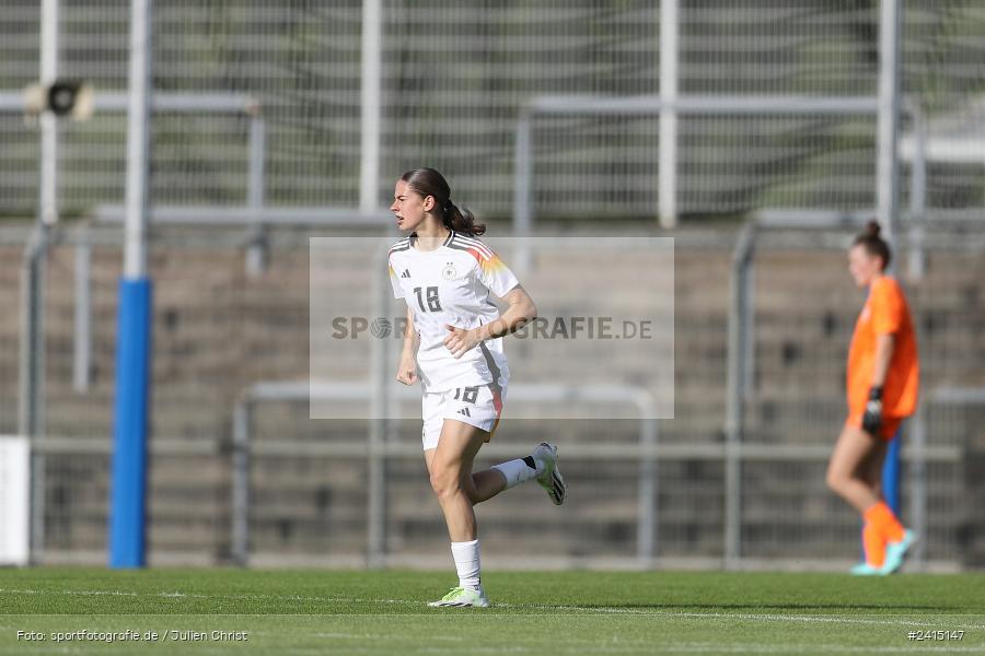 Stadion am Schönbusch, Aschaffenburg, 08.06.2024, sport, action, DFB, Fussball, Juniorinnen, Womens U16, Länderspiel, GER, USA, Deutschland - Bild-ID: 2415147
