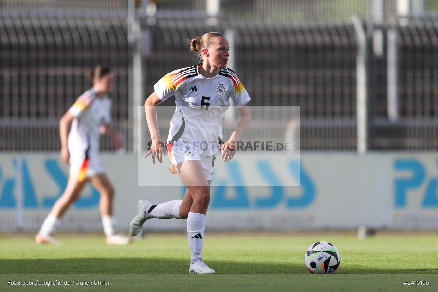 Stadion am Schönbusch, Aschaffenburg, 08.06.2024, sport, action, DFB, Fussball, Juniorinnen, Womens U16, Länderspiel, GER, USA, Deutschland - Bild-ID: 2415156