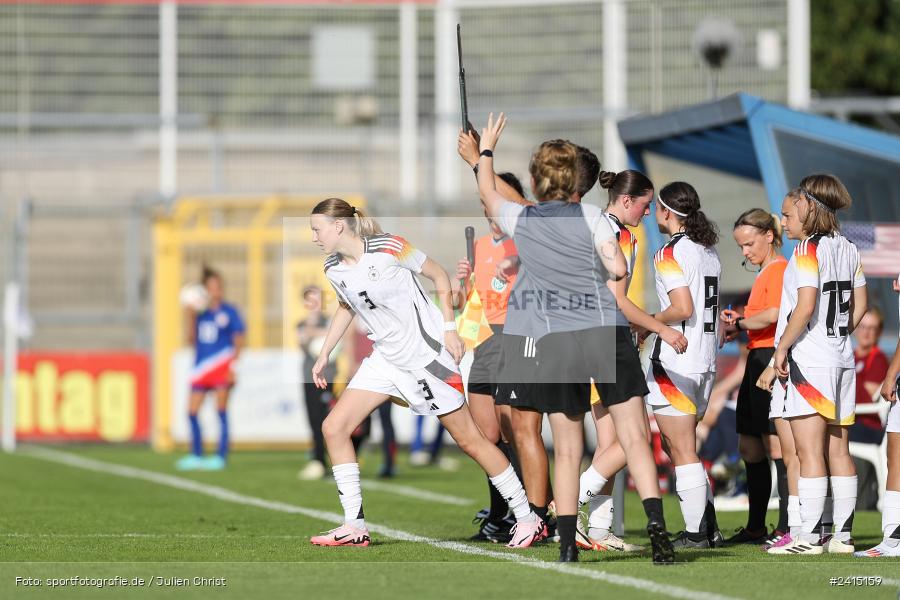 Stadion am Schönbusch, Aschaffenburg, 08.06.2024, sport, action, DFB, Fussball, Juniorinnen, Womens U16, Länderspiel, GER, USA, Deutschland - Bild-ID: 2415159