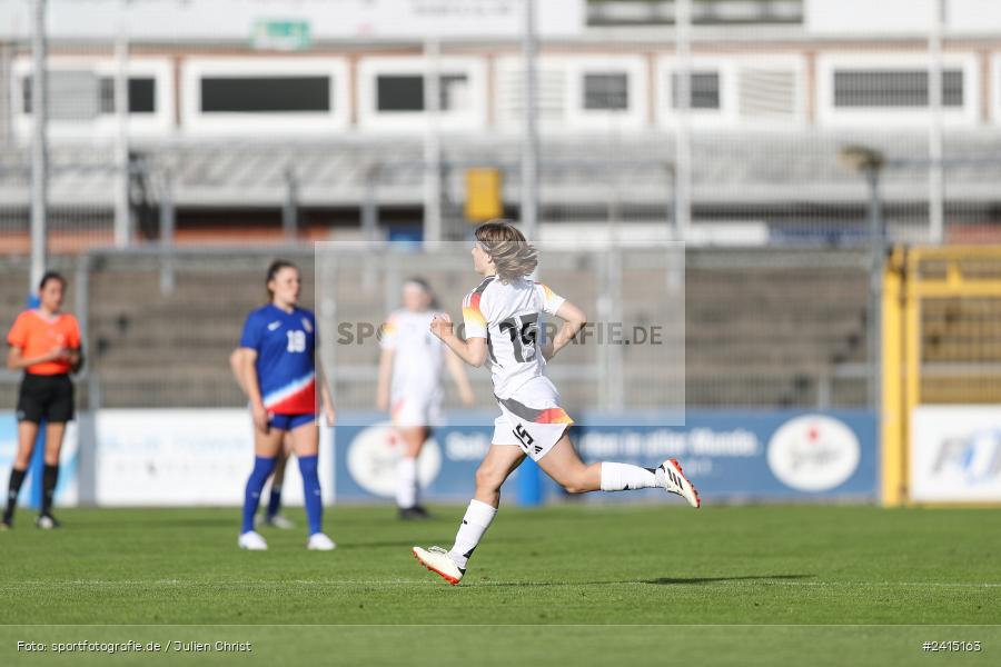 Stadion am Schönbusch, Aschaffenburg, 08.06.2024, sport, action, DFB, Fussball, Juniorinnen, Womens U16, Länderspiel, GER, USA, Deutschland - Bild-ID: 2415163