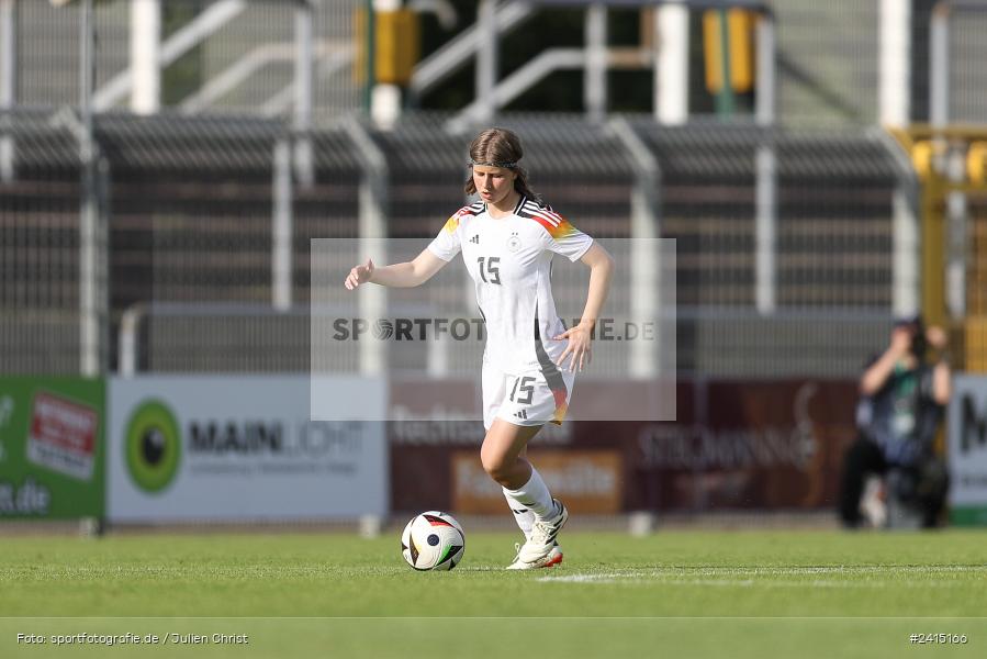 Stadion am Schönbusch, Aschaffenburg, 08.06.2024, sport, action, DFB, Fussball, Juniorinnen, Womens U16, Länderspiel, GER, USA, Deutschland - Bild-ID: 2415166