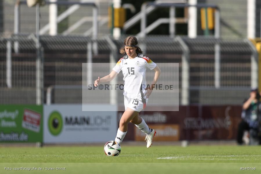 Stadion am Schönbusch, Aschaffenburg, 08.06.2024, sport, action, DFB, Fussball, Juniorinnen, Womens U16, Länderspiel, GER, USA, Deutschland - Bild-ID: 2415168