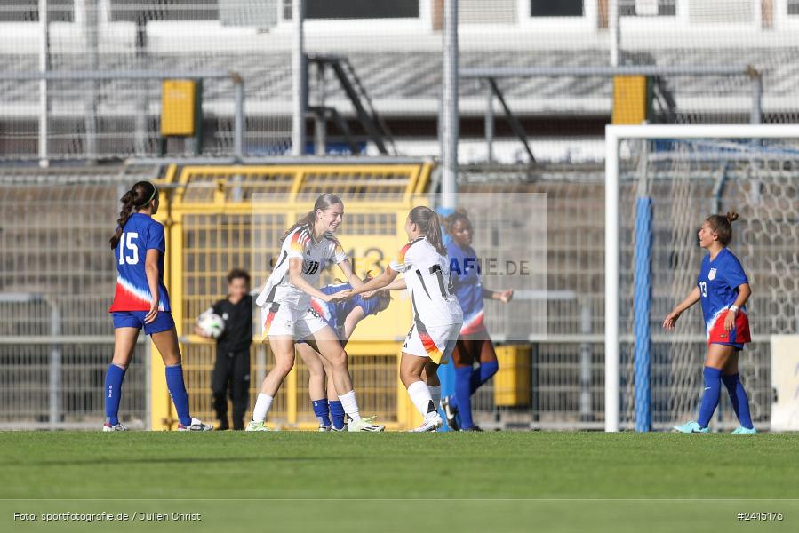 Stadion am Schönbusch, Aschaffenburg, 08.06.2024, sport, action, DFB, Fussball, Juniorinnen, Womens U16, Länderspiel, GER, USA, Deutschland - Bild-ID: 2415176