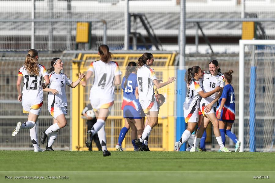 Stadion am Schönbusch, Aschaffenburg, 08.06.2024, sport, action, DFB, Fussball, Juniorinnen, Womens U16, Länderspiel, GER, USA, Deutschland - Bild-ID: 2415178