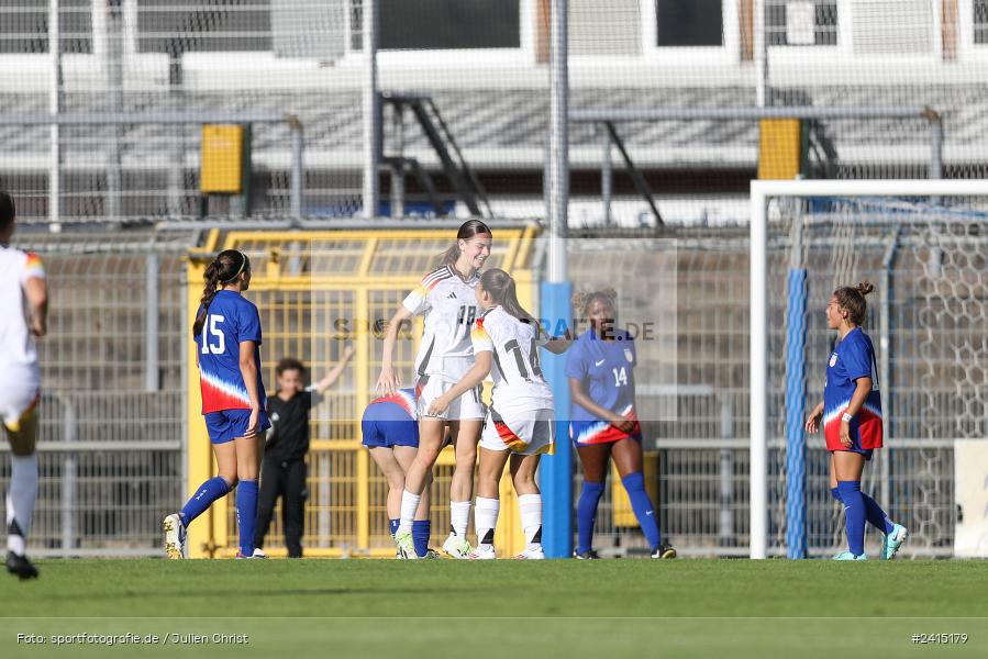 Stadion am Schönbusch, Aschaffenburg, 08.06.2024, sport, action, DFB, Fussball, Juniorinnen, Womens U16, Länderspiel, GER, USA, Deutschland - Bild-ID: 2415179