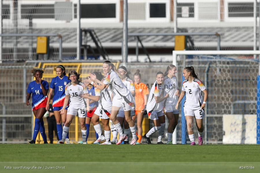 Stadion am Schönbusch, Aschaffenburg, 08.06.2024, sport, action, DFB, Fussball, Juniorinnen, Womens U16, Länderspiel, GER, USA, Deutschland - Bild-ID: 2415184