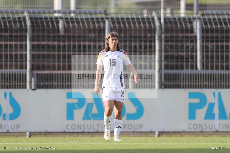 Stadion am Schönbusch, Aschaffenburg, 08.06.2024, sport, action, DFB, Fussball, Juniorinnen, Womens U16, Länderspiel, GER, USA, Deutschland - Bild-ID: 2415192