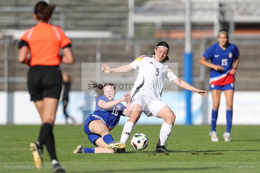 Stadion am Schönbusch, Aschaffenburg, 08.06.2024, sport, action, DFB, Fussball, Juniorinnen, Womens U16, Länderspiel, GER, USA, Deutschland - Bild-ID: 2415194