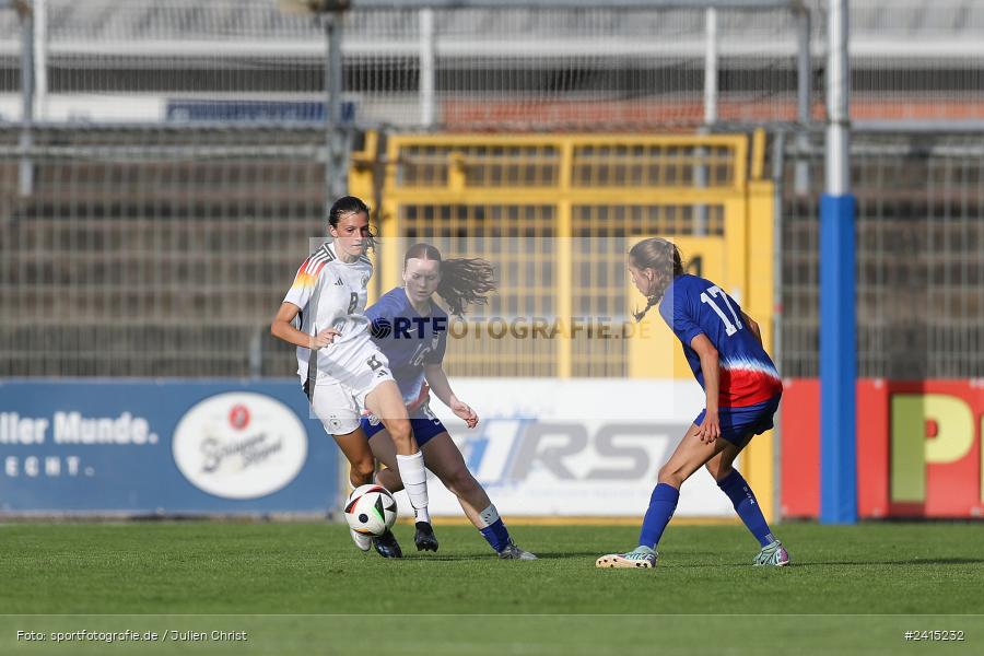 Stadion am Schönbusch, Aschaffenburg, 08.06.2024, sport, action, DFB, Fussball, Juniorinnen, Womens U16, Länderspiel, GER, USA, Deutschland - Bild-ID: 2415232