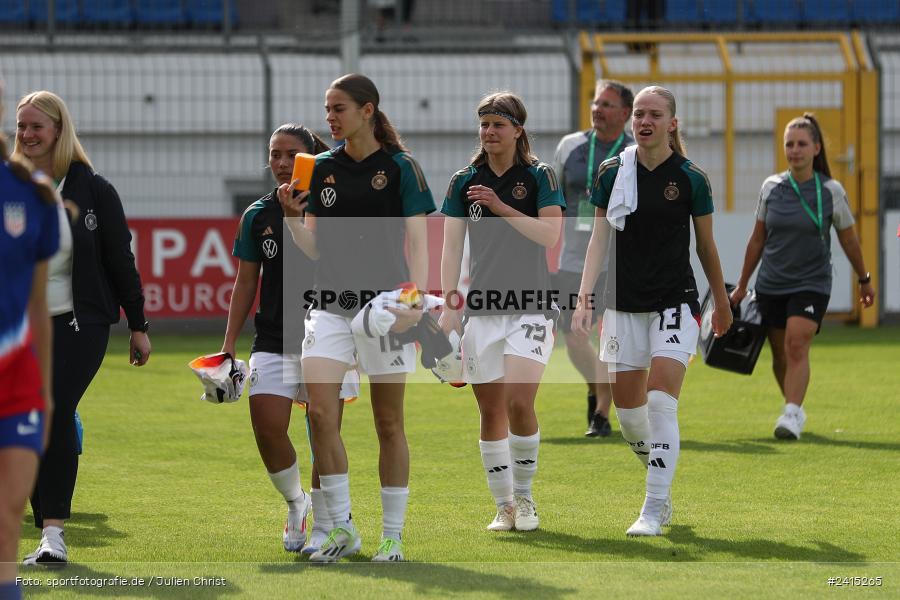 Stadion am Schönbusch, Aschaffenburg, 09.06.2024, sport, action, DFB, Fussball, Juniorinnen, Womens U16, Länderspiel, GER, USA, Deutschland - Bild-ID: 2415265