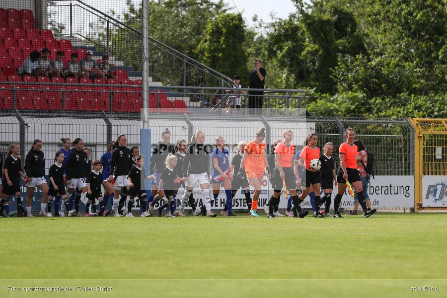 Stadion am Schönbusch, Aschaffenburg, 09.06.2024, sport, action, DFB, Fussball, Juniorinnen, Womens U16, Länderspiel, GER, USA, Deutschland - Bild-ID: 2415266