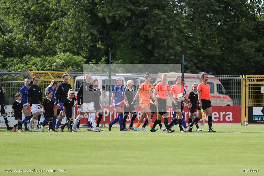 Stadion am Schönbusch, Aschaffenburg, 09.06.2024, sport, action, DFB, Fussball, Juniorinnen, Womens U16, Länderspiel, GER, USA, Deutschland - Bild-ID: 2415269