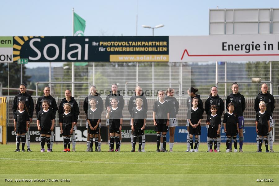 Stadion am Schönbusch, Aschaffenburg, 09.06.2024, sport, action, DFB, Fussball, Juniorinnen, Womens U16, Länderspiel, GER, USA, Deutschland - Bild-ID: 2415282