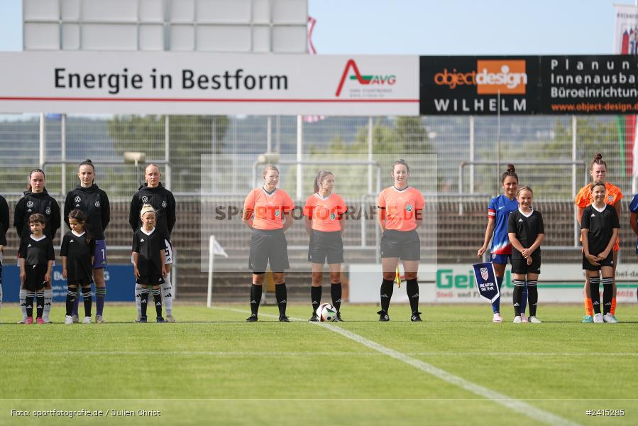 Stadion am Schönbusch, Aschaffenburg, 09.06.2024, sport, action, DFB, Fussball, Juniorinnen, Womens U16, Länderspiel, GER, USA, Deutschland - Bild-ID: 2415285