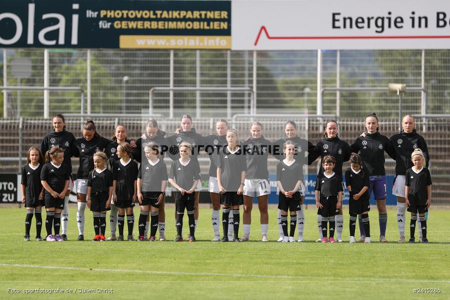 Stadion am Schönbusch, Aschaffenburg, 09.06.2024, sport, action, DFB, Fussball, Juniorinnen, Womens U16, Länderspiel, GER, USA, Deutschland - Bild-ID: 2415286