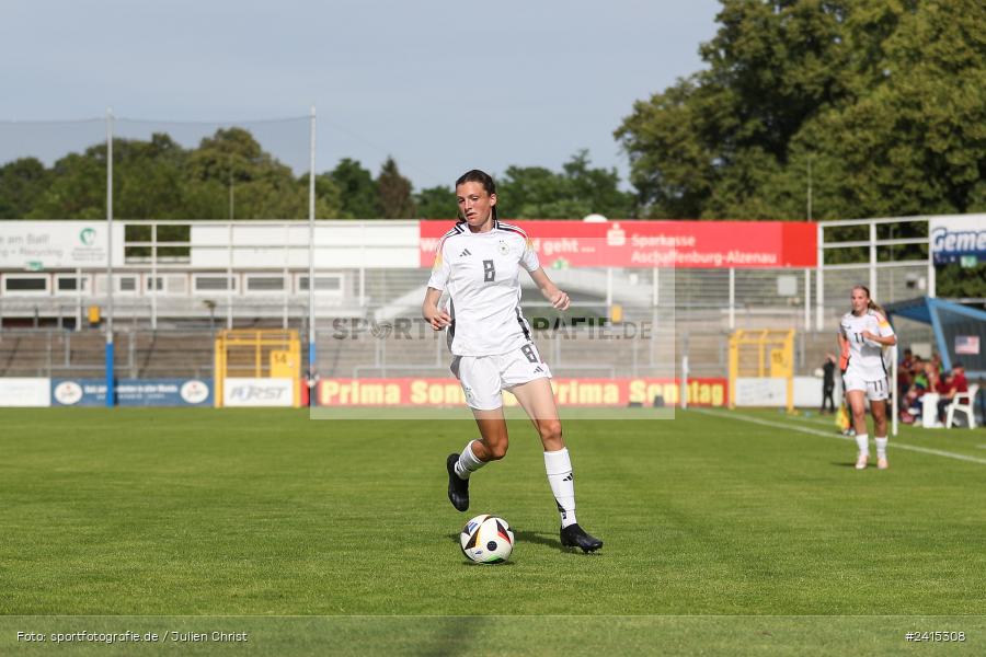 Stadion am Schönbusch, Aschaffenburg, 09.06.2024, sport, action, DFB, Fussball, Juniorinnen, Womens U16, Länderspiel, GER, USA, Deutschland - Bild-ID: 2415308